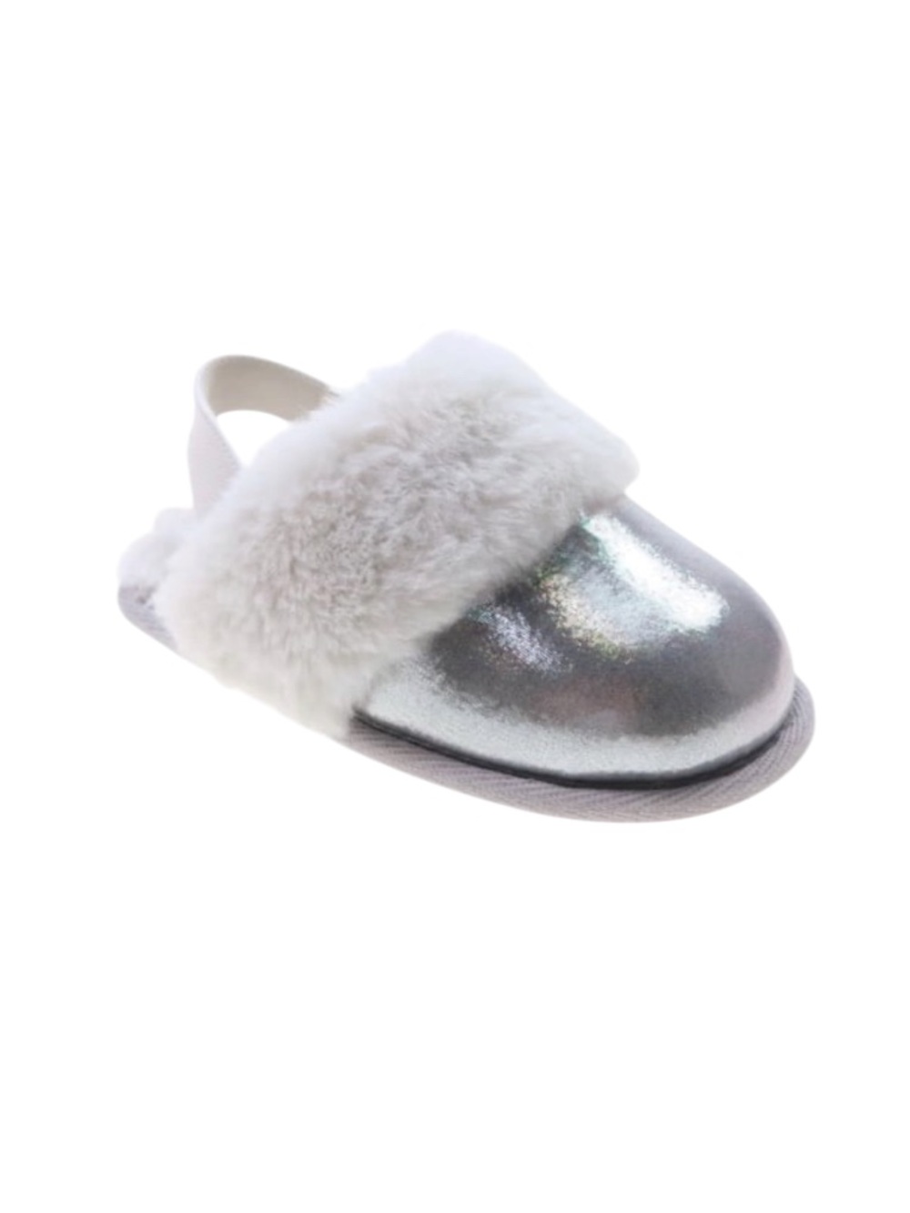 Girls 11/12 Silver Slippers